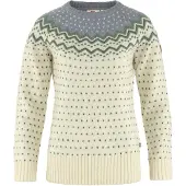 Fjällräven Jacke Ovik Knit Sweater Chalk White-Flint Grey Damen-XS