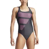 Adidas Damen Badeanzug Big Bars Graphic