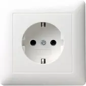 Gira 044003, CEE 7/3, 1 Modul(e), CEE 7/4, Weiß, T.N.O., 250 V