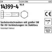 Peiner Sechskantschraube EN 14399-4 M 30 x 135 10.9