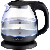 Maestro Feel-MR-055-BLACK Wasserkocher 1 l Schwarz 1100 W