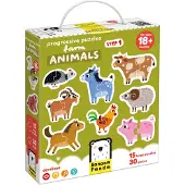 Sonstige Verlage Progressive Puzzles Farm Animals Age 18m+