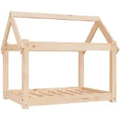 vidaXL Hundebett 81x60x70 cm Massivholz Kiefer