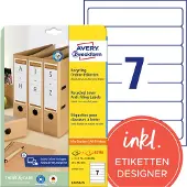 Avery Zweckform Recycling Ordner-Etiketten