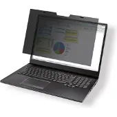 Durable Blickschutzfilter MAGNETIC, für Notebooks & Touchscreens mit 15,6'' & Bildformat 16:9, inkl. Dokumententasche & Mikrofasertuch, anthrazit/grau