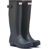 Hunter - Women's Original Tall Back Adjustable Boot - Gummistiefel Gr 38 schwarz