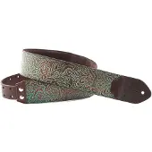 RightOnStraps Leathercraft Blackguard Gitarrengurt Teal
