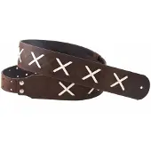 RightOnStraps Legend DG Gitarrengurt Brown