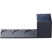CrushGrind Halter Tabletopper 3 Schwarzer Kunststoff