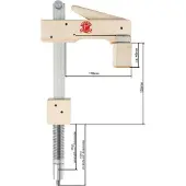 Klemmsia Adapter Basic 150/110 Zapfendurchmesser 20 mm