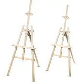 WOOD Staffelei zum Malen 150 cm 2 Stück