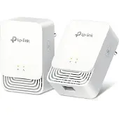 TP-LINK G.hn1200 Powerline Kit, 607 Mbit/s, Gigabit Ethernet, 10,100,1000 Mbit/s, HomePlug AV2, 300 m, Weiß