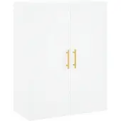 vidaXL Wandschrank Weiß 69,5x34x90 cm