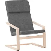 vidaXL Relaxsessel Dunkelgrau Stoff