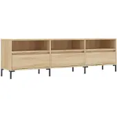 vidaXL TV-Schrank Sonoma-Eiche 150x30x44,5 cm Holzwerkstoff