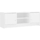 vidaXL TV-Schrank Weiß 102x30x37,5 cm Holzwerkstoff