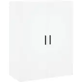 vidaXL Wandschrank Weiß 69,5x34x90 cm