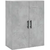 vidaXL Wandschrank Betongrau 69,5x34x90 cm