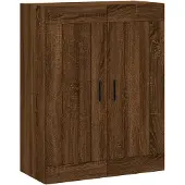 vidaXL Wandschrank Braun Eichen-Optik 69,5x34x90 cm Holzwerkstoff