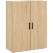 vidaXL Wandschrank Sonoma-Eiche 69,5x34x90 cm