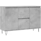 vidaXL Sideboard Betongrau 101,5x35x70 cm Holzwerkstoff