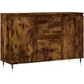 vidaXL Sideboard Räuchereiche 101,5x35x70 cm Holzwerkstoff
