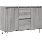 vidaXL Sideboard Grau Sonoma 101,5x35x70 cm Holzwerkstoff