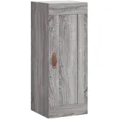 vidaXL Wandschrank Grau Sonoma 34,5x34x90 cm Holzwerkstoff