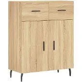 vidaXL Sideboard Sonoma-Eiche 69,5x34x90 cm Holzwerkstoff
