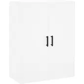 vidaXL Wandschrank Weiß 69,5x34x90 cm