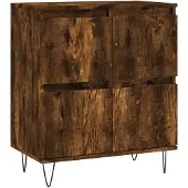 vidaXL Sideboard Räuchereiche 60x35x70 cm Holzwerkstoff