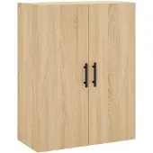 vidaXL Wandschrank Sonoma-Eiche 69,5x34x90 cm