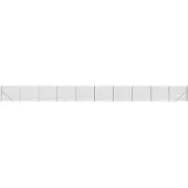 vidaXL Maschendrahtzaun mit Bodenflansch Anthrazit 1,6x25 m