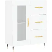 vidaXL Sideboard Weiß 69,5x34x90 cm Holzwerkstoff