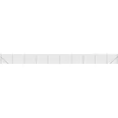 vidaXL Maschendrahtzaun mit Bodenflansch Anthrazit 1,6x25 m