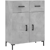 vidaXL Sideboard Betongrau 69,5x34x90 cm Holzwerkstoff