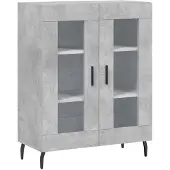 vidaXL Sideboard Betongrau 69,5x34x90 cm Holzwerkstoff