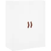 vidaXL Wandschrank Weiß 69,5x34x90 cm