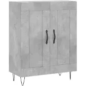 vidaXL Sideboard Betongrau 69,5x34x90 cm Holzwerkstoff