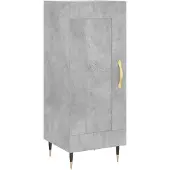 vidaXL Sideboard Betongrau 34,5x34x90 cm Holzwerkstoff