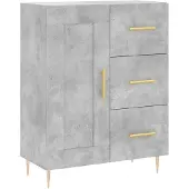 vidaXL Sideboard Betongrau 69,5x34x90 cm Holzwerkstoff