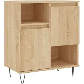 vidaXL Sideboard Sonoma-Eiche 60x35x70 cm Holzwerkstoff