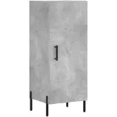 vidaXL Sideboard Betongrau 34,5x34x90 cm Holzwerkstoff