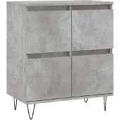 vidaXL Sideboard Betongrau 60x35x70 cm Holzwerkstoff