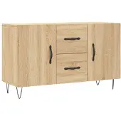 vidaXL Sideboard Sonoma-Eiche 100x36x60 cm Holzwerkstoff