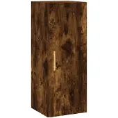 vidaXL Wandschrank Räuchereiche 34,5x34x90 cm