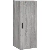 vidaXL Wandschrank Grau Sonoma 34,5x34x90 cm