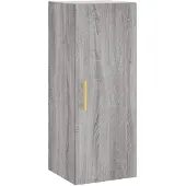 vidaXL Wandschrank Grau Sonoma 34,5x34x90 cm