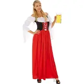 Dressforfun Damenkostüm festliches Dirndl Resi Modell 2 S - fancy dress costume halloween dress up partywear Faschingskostüm Karneval Partykleidung - 304620