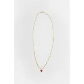 Anna + Nina Kette Heart Beat Gold-plated